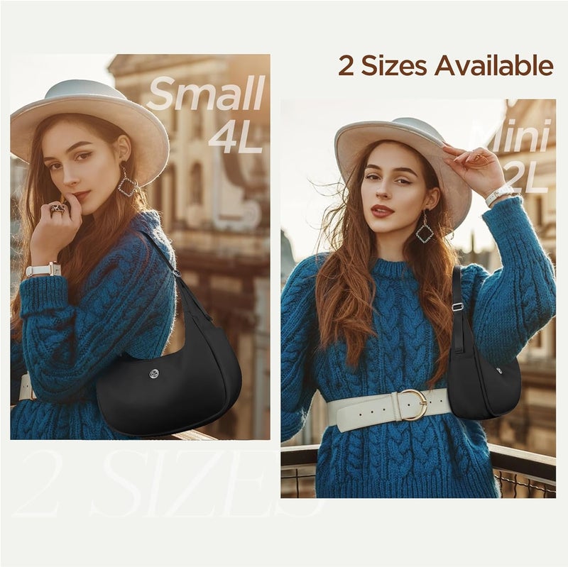 Babysun Mini Shoulder Bag Women Nylon Crescent Bag Underarm Shoulder Purse Women's Shoulder Handbags Small Tote Bag - Image 2